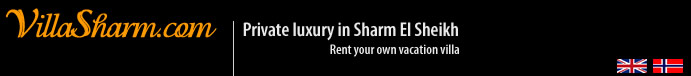 Rent your own villa in Sharm El Sheikh